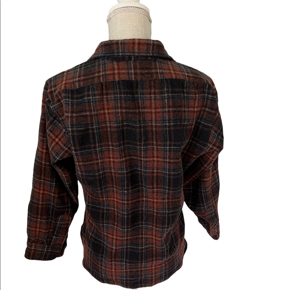 Pendleton Virgin Wool Button Down Flannel S - image 3